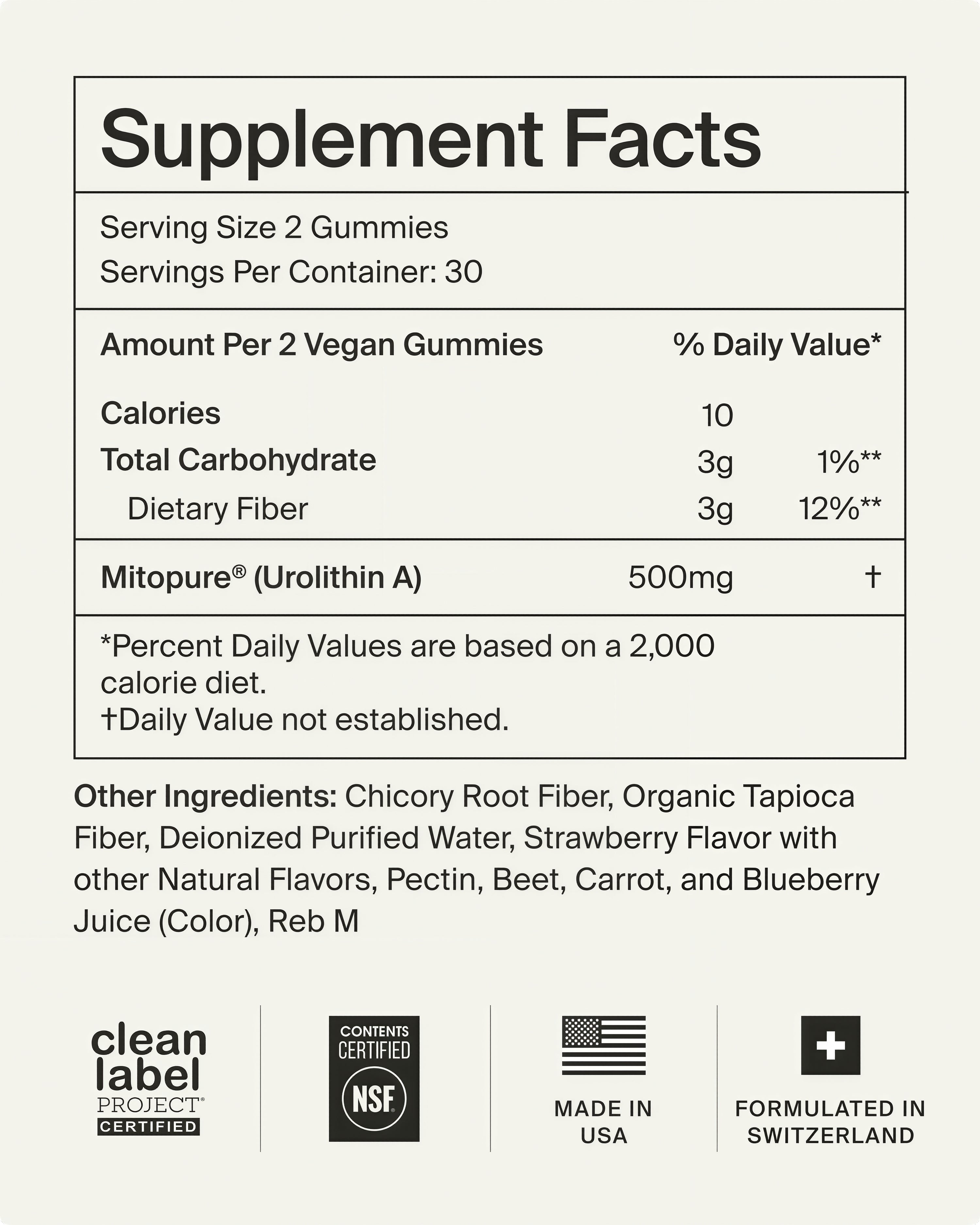 Time-Line Mitopure Gummies Urolithin A 60 Gummies