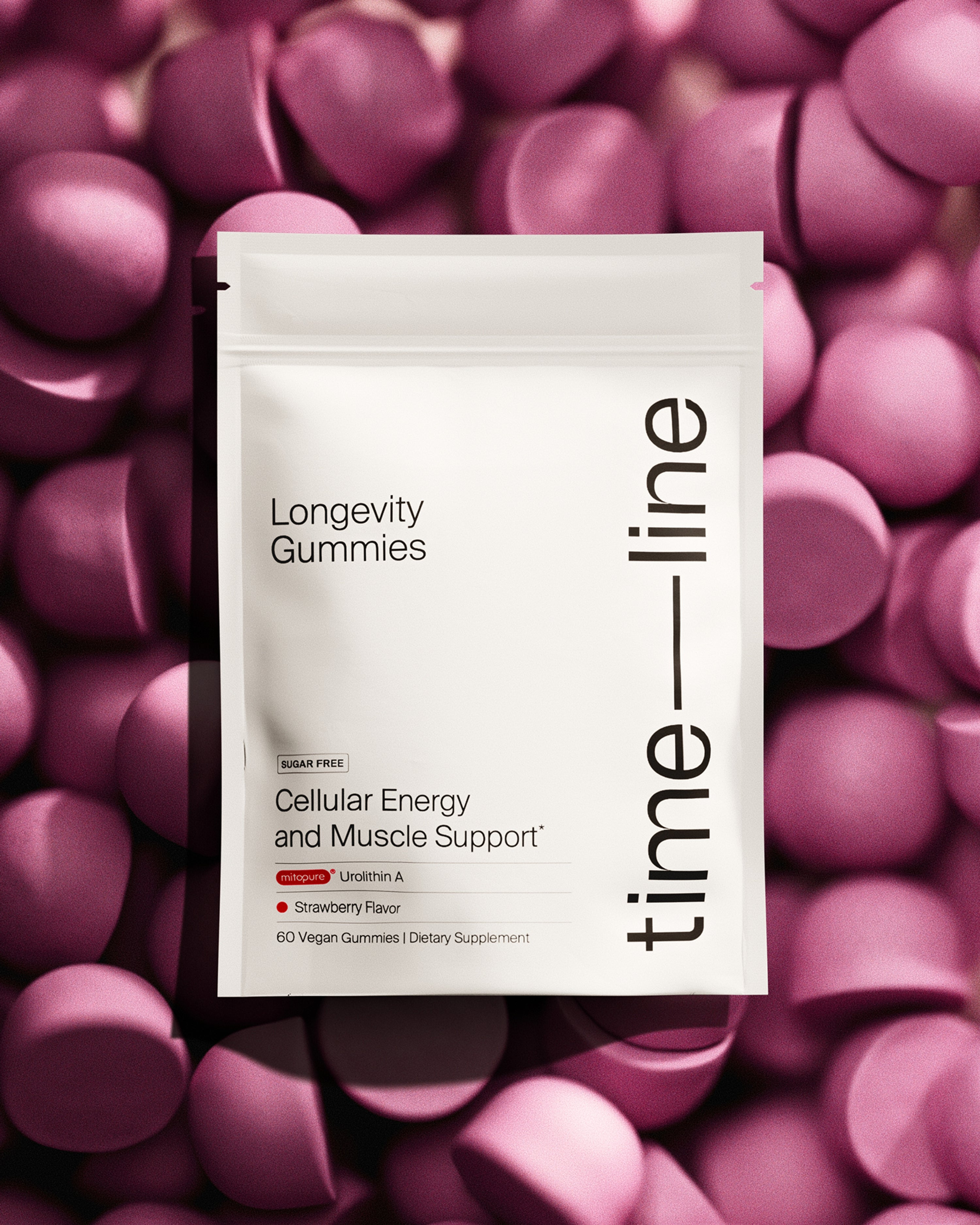 Time-Line Mitopure Gummies Urolithin A 60 Gummies